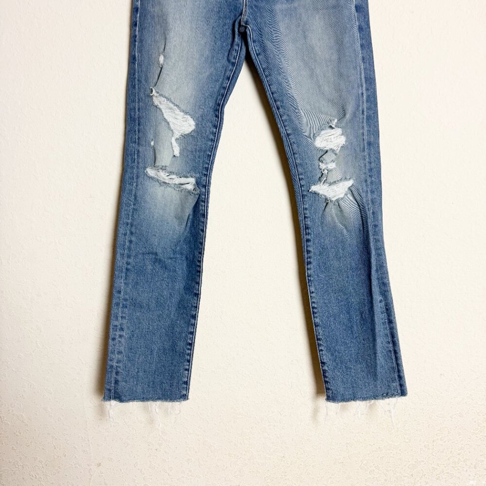 Mother The Trickerster Skimp Fray Thrill Seeker Jeans Size 27 - Picture 2 of 9